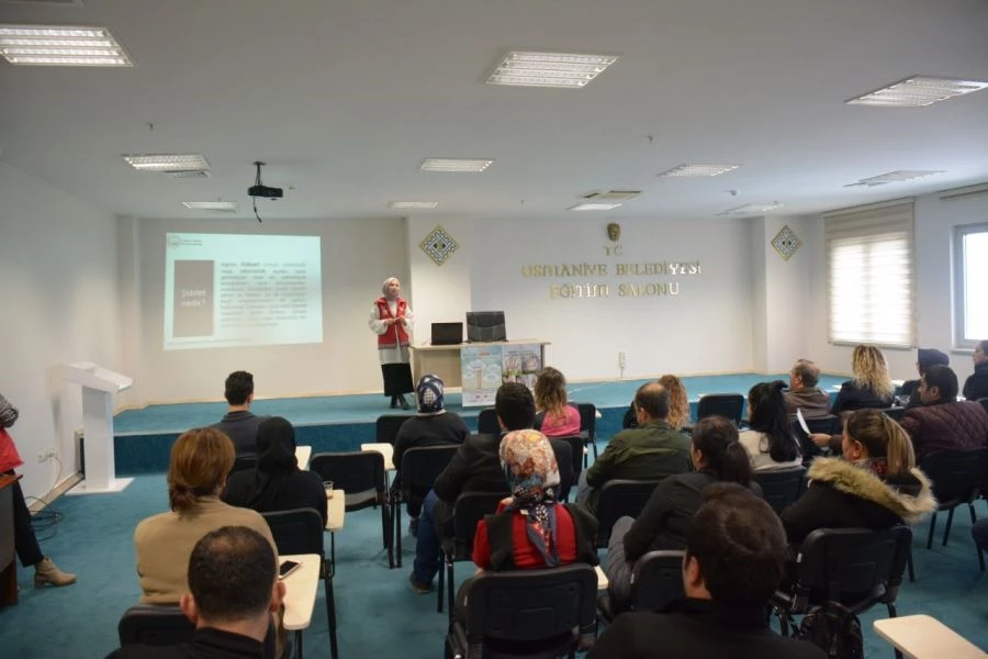 OSMANİYE BELEDİYESİ’NDE KADINA YÖNELİK ŞİDDETLE MÜCADELE SEMİNERİ VERİLDİ