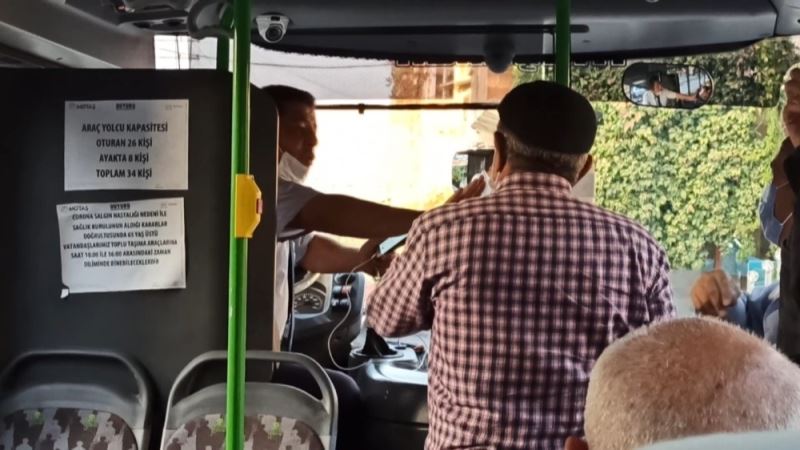 Malatya’da otobüste ayakta yolcu taşımama tartışması
