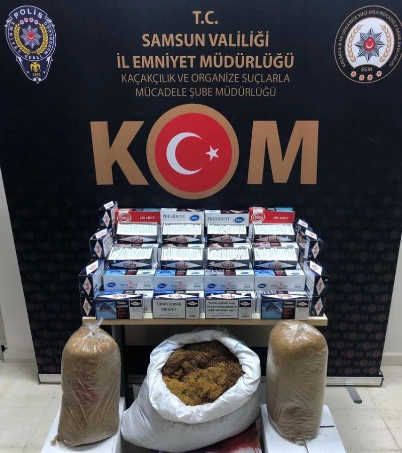 Samsun’da kaçakçılıkla mücadeleye devam
