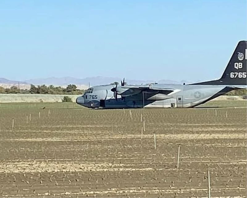 California’da yakıt ikmali yapan F-35 tipi savaş uçağı düştü
