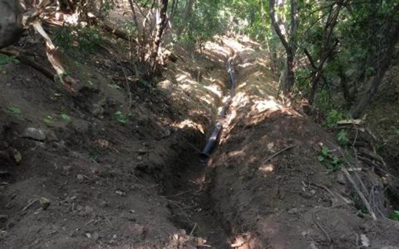 Samrı Köyü’nün hem kanalizasyon hem de içme suyu isale hattı yenilendi
