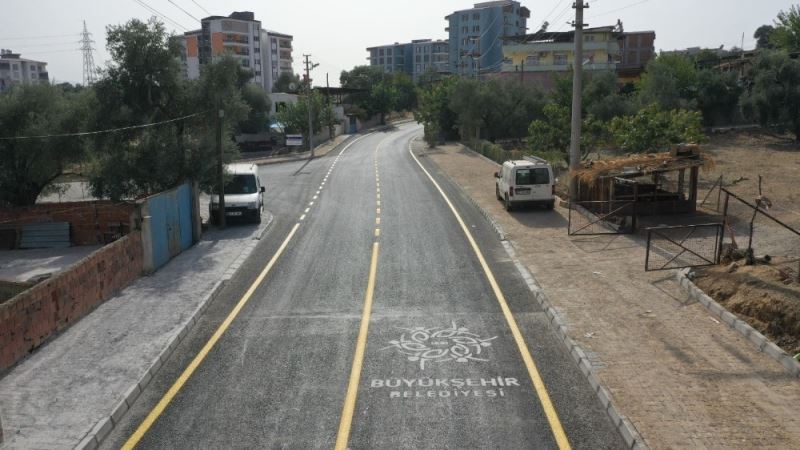 Aydın Büyükşehir Belediyesi Hasköy yolunu sıcak asfaltla buluşturdu
