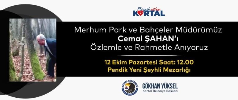 Cemal Şahan ebediyete intikal edişinin 2. yılında mezarı başında anılacak
