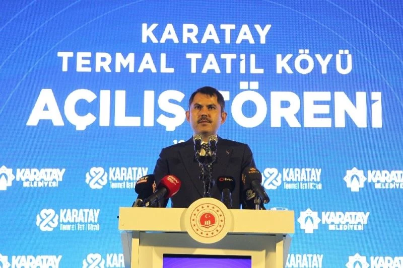 Bakan Kurum: “Konyamız, sağlık ve termal turizminin de başkenti olacaktır”
