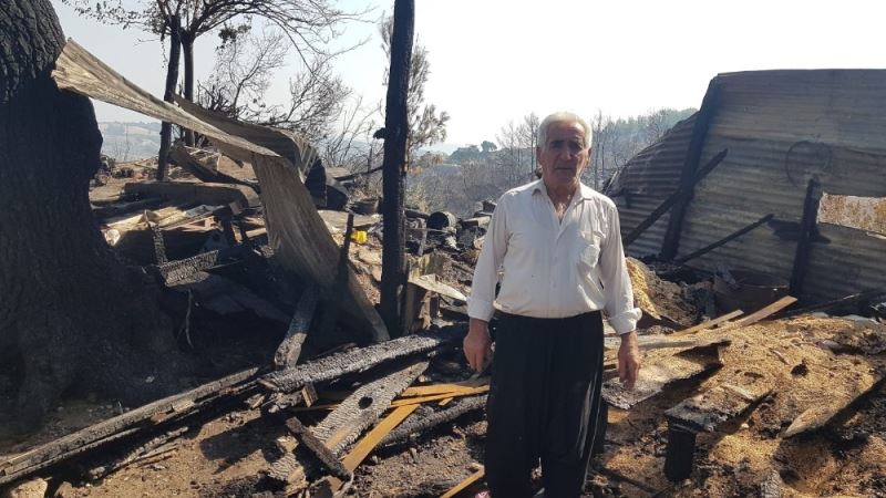 Yangında evleri yanan aile: 
