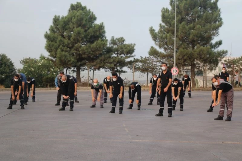 Bu fabrikanın çalışanları spor yapmadan işinin başına geçemiyor
