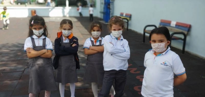 İnci Kolejinde ilkokullar yüz yüze eğitime başladı
