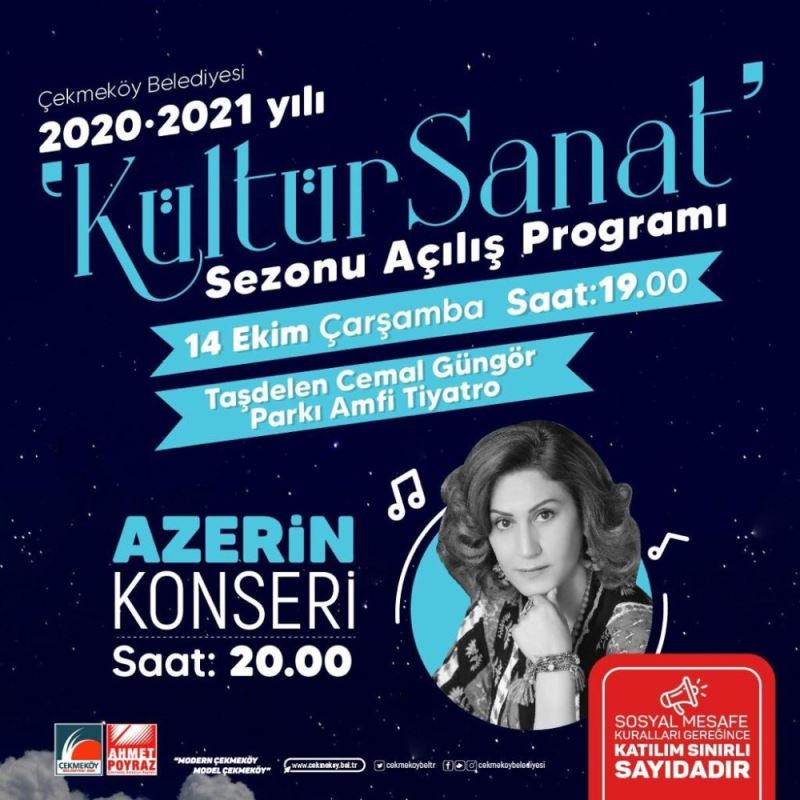 Ünlü sanatçı Azerin Çekmeköy’de
