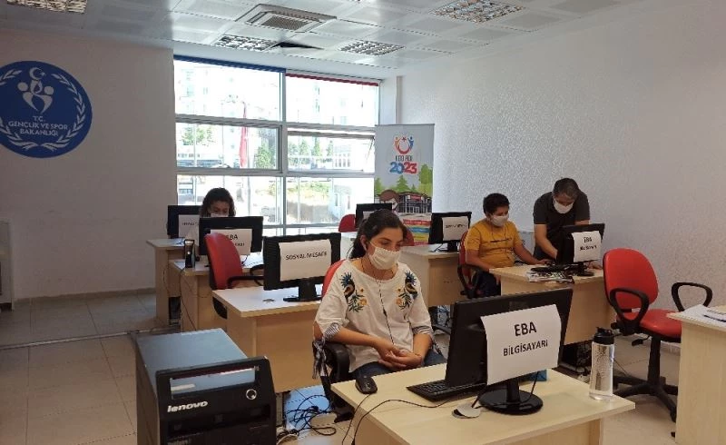 Kırşehir Gençlik Spor İl Müdürlüğünde EBA sınıfları oluşturuldu
