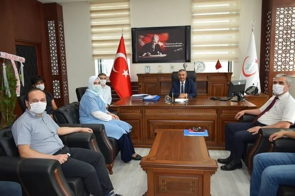 BAŞHEKİM EROL, İL SAĞLIK MÜDÜRLÜĞÜ BİNASINI ZİYARET ETTİ