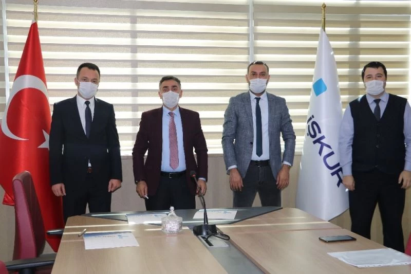 300 kişinin iş sahibi olacağı kursun protokolü imzalandı
