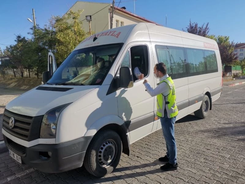 Altınyayla’da okul servisleri denetlendi
