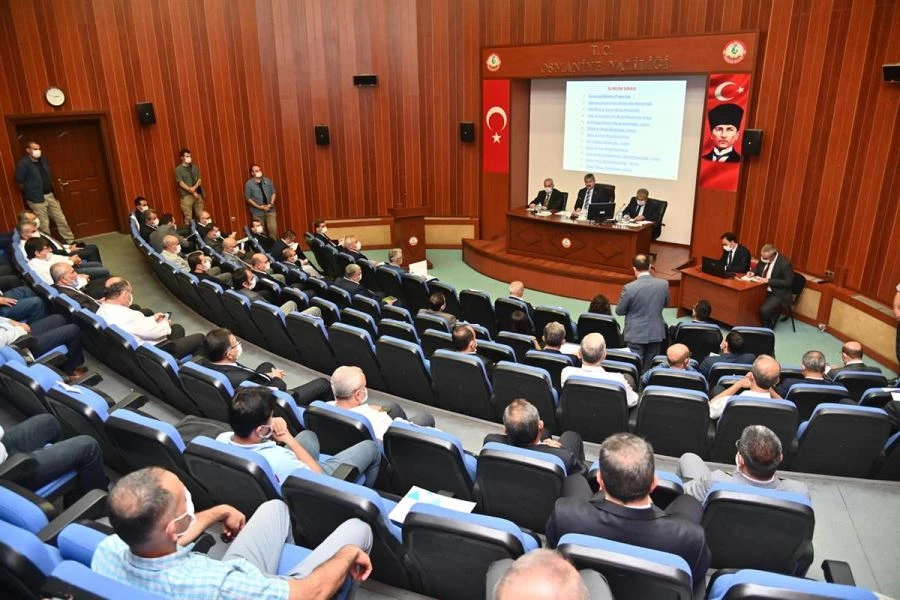 OSMANİYE İL KOORDİNASYON KURULU VALİ DR. ERDİNÇ YILMAZ BAŞKANLIĞINDA YAPILDI