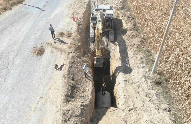 Karaman’da yağmursuyu ve kanalizasyon hatlarının yapımı tamamlandı
