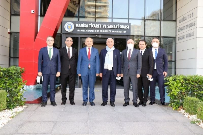 TBB Başkanı Aydın’dan Manisa TSO yönetimiyle istişarede bulundu
