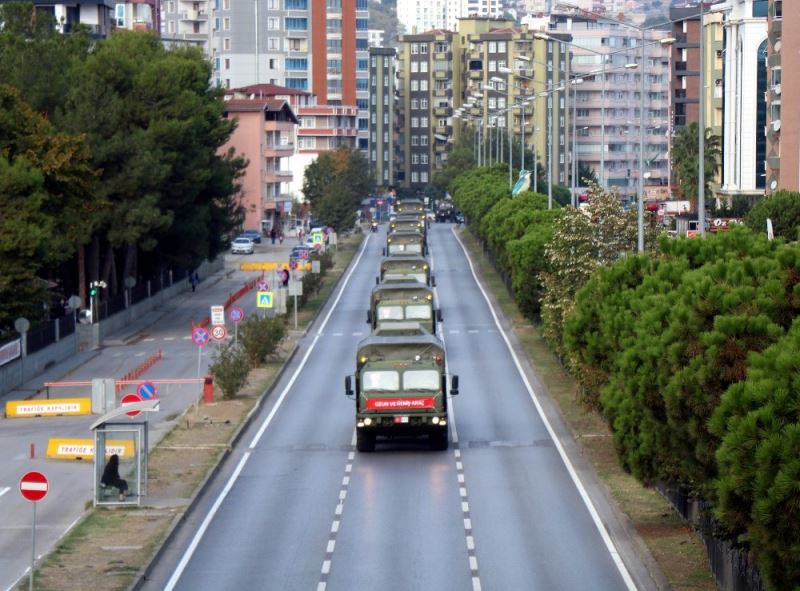 S-400 2. konvoyu da Samsun’dan geçti
