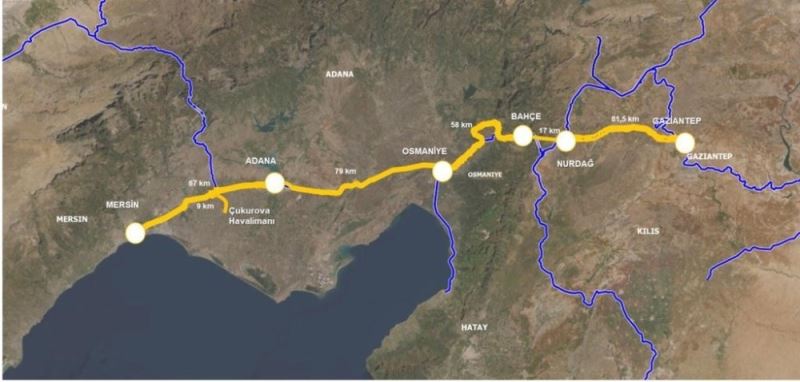 Elvan, Mersin-Adana-Gaziantep Hızlı Tren Hattının ihalesinin yapıldığını açıkladı
