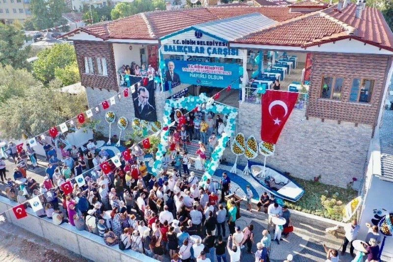 Didim’de Balıkçılar ve Manavlar Çarşısı açıldı

