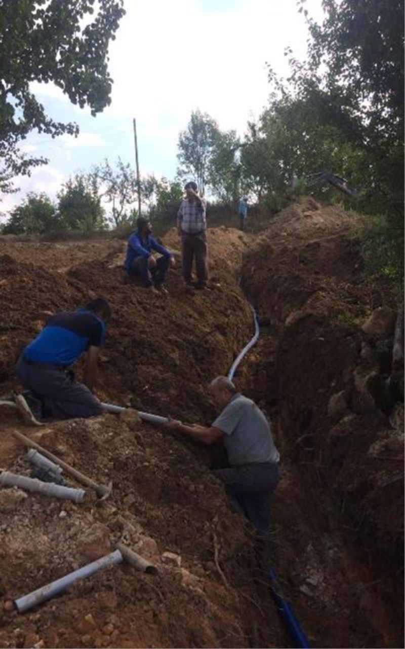 Dereşemsettin Köyü içme suyu isale hattı onarılarak yenilendi
