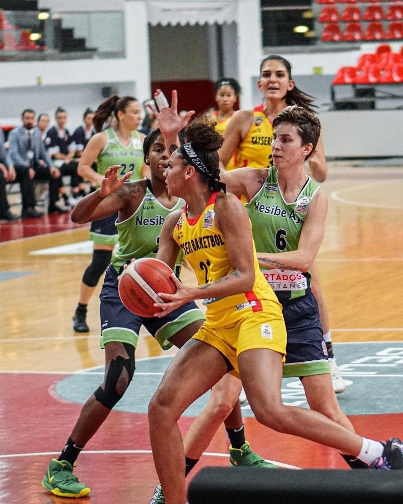 Kadınlar Basketbol Süper Ligi: Bellona Kayseri Basketbol: 62 - Nesibe Aydın Basketbol: 70
