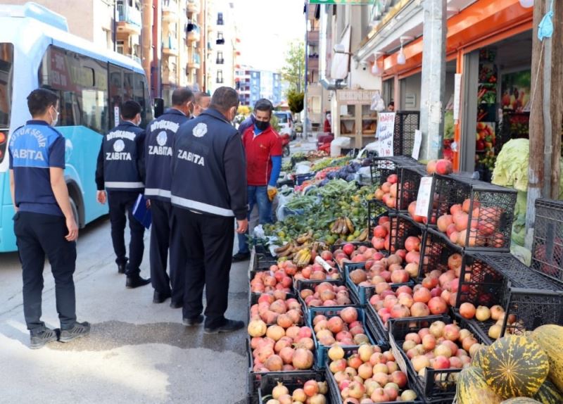 Van’da ‘kaldırım işgali’ denetimi
