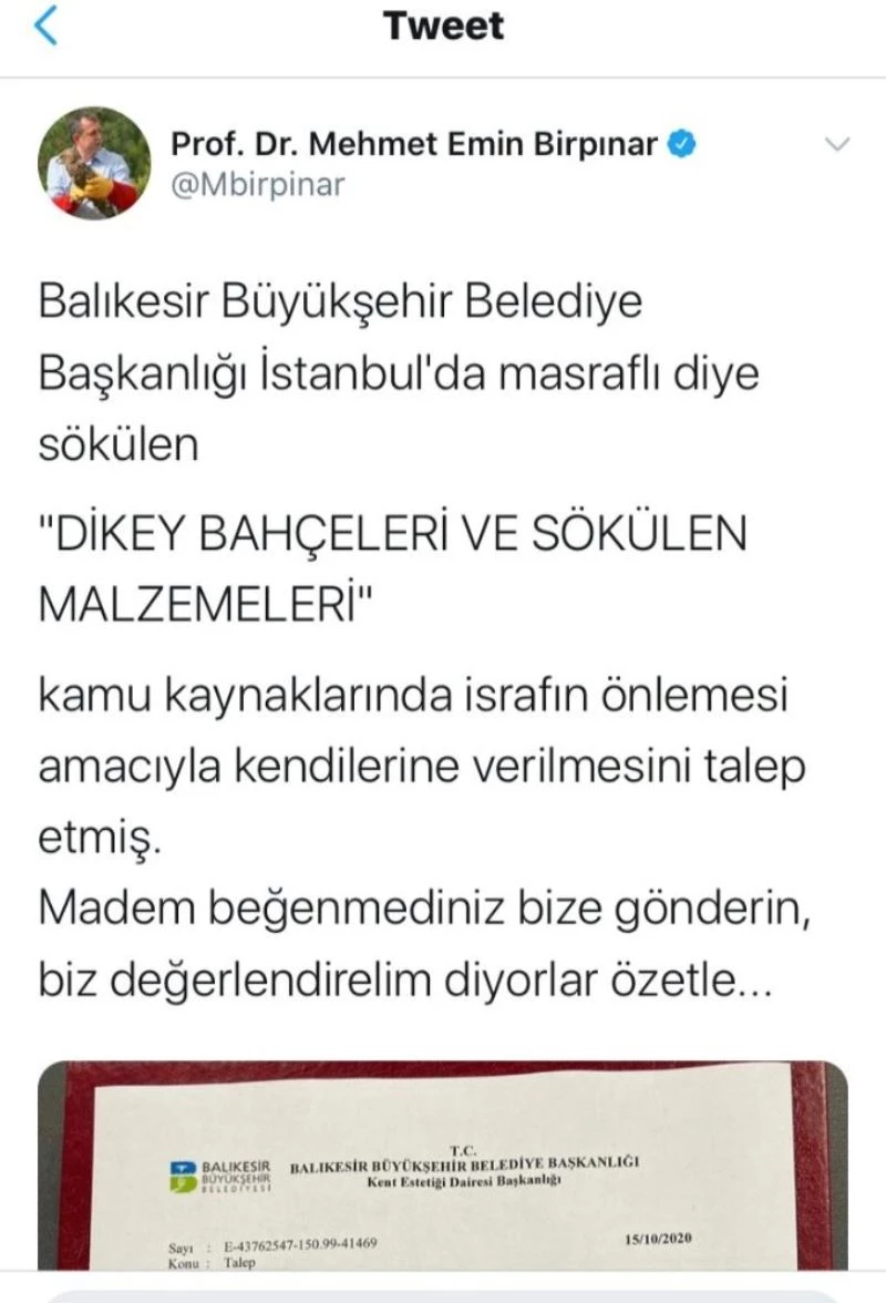 İstanbul’un yeşiline AK Parti’li belediye sahip çıkacak

