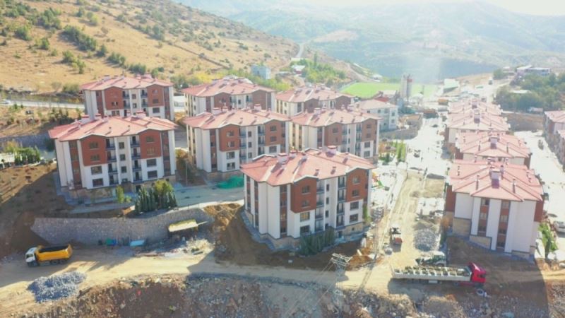 Pütürge’deki deprem konutları ay sonunda teslim edilecek
