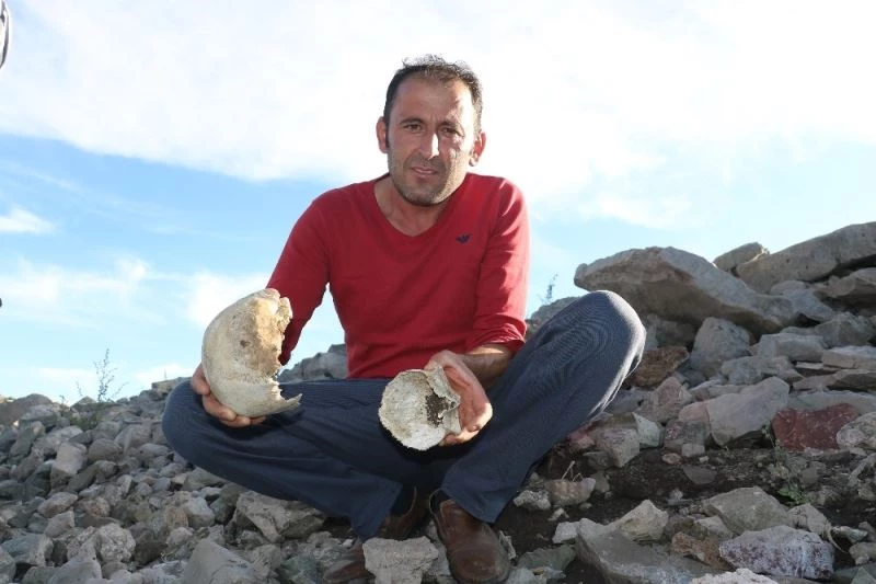 Sular çekilince ortaya çıktı, görüntüsü tüyler ürpertiyor
