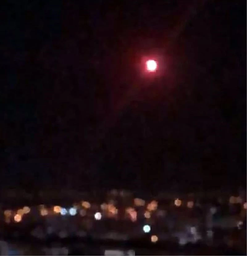 Malatya’da gökyüzünde merak uyandıran görüntü
