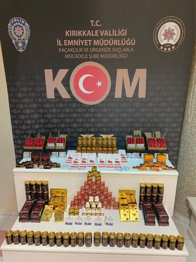 Kırıkkale’de 424 adet cinsel içerikli ürün ele geçirildi
