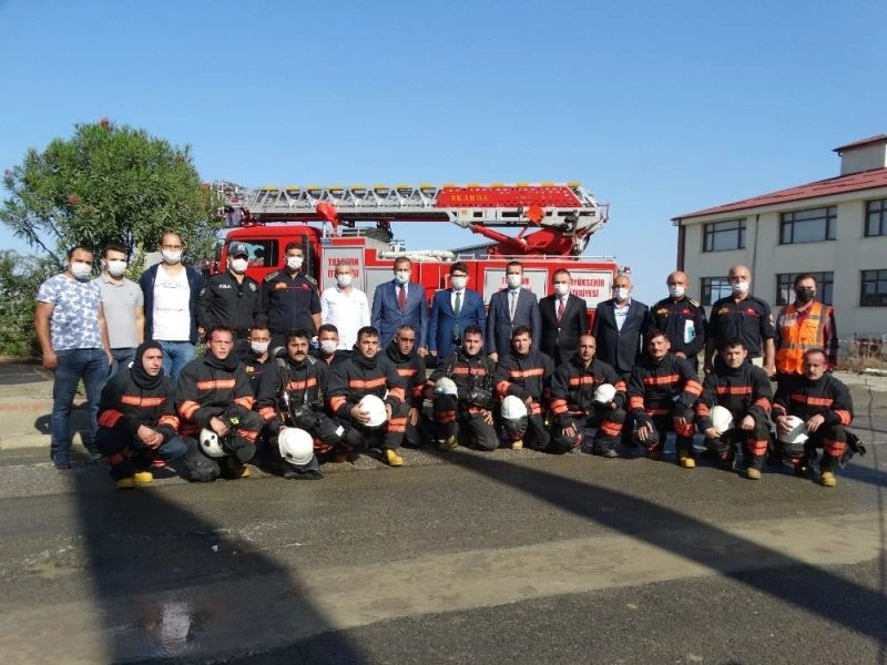 Trabzon Arsin OSB’de Acil durum tatbikatı yapıldı

