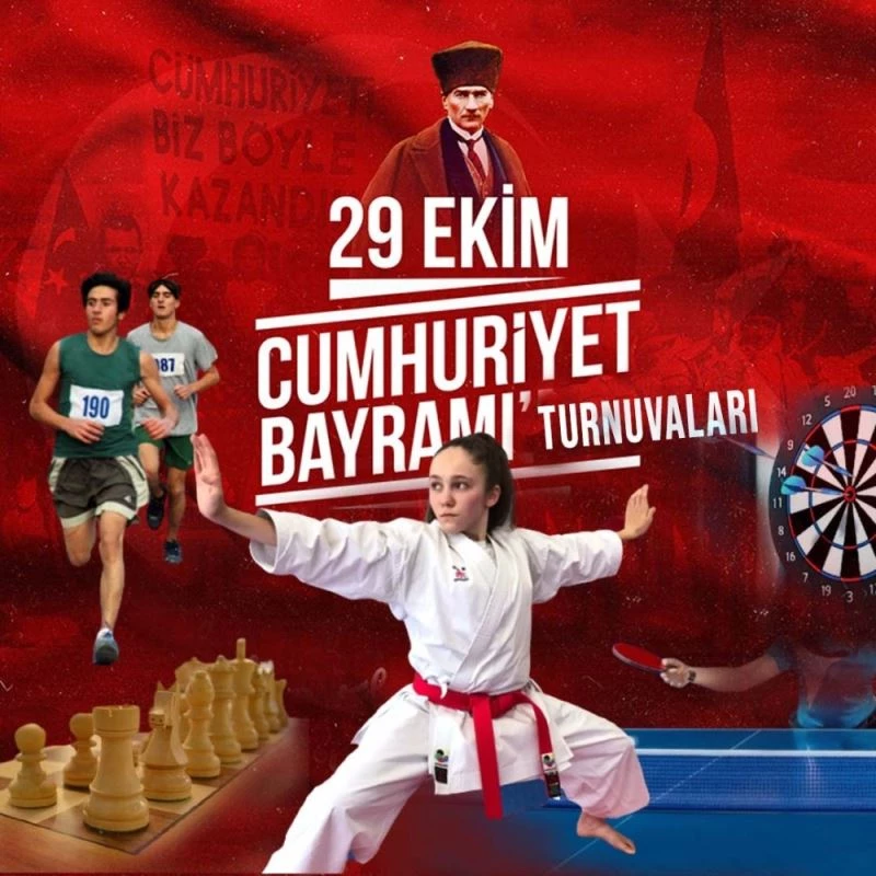 Cumhuriyet coşkusu turnuvalarla kutlanacak

