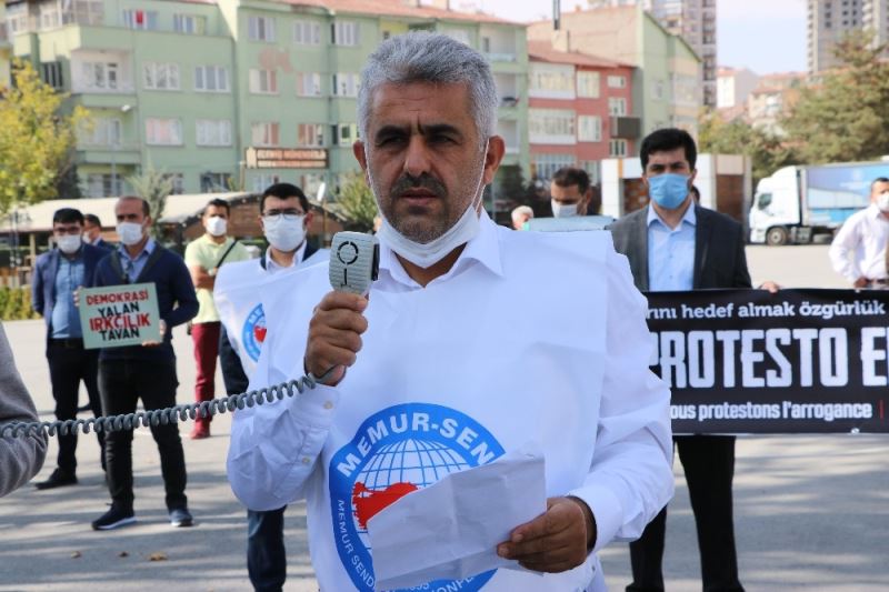 Niğde’den küstahlığa protesto
