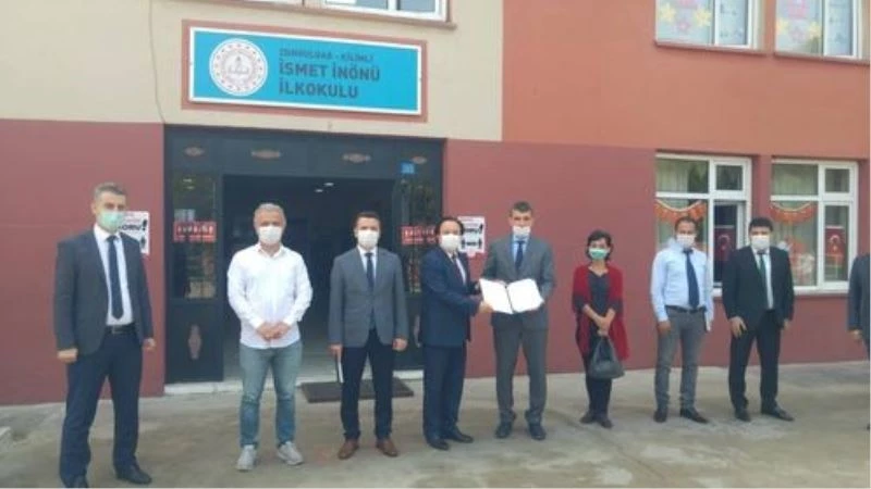 Kilimli İsmet İnönü ilkokuluna ‘’Okulum Temiz’’ belgesi verildi
