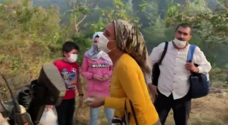 Hatay’daki yangında annenin 