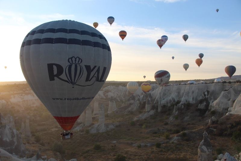 Kapadokya’da balon turları iptal edildi
