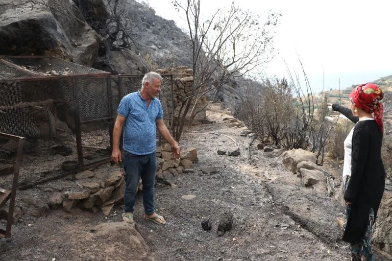 Yangının acı yüzü gün aydınlanınca ortaya çıktı
