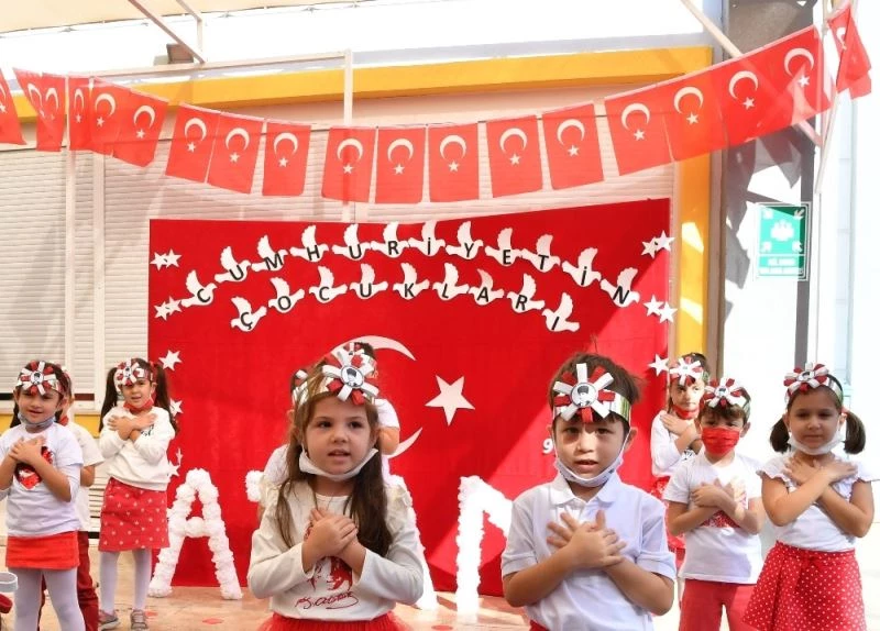 Konyaaltı Belediyesi kreşlerinde ‘Cumhuriyet’ coşkusu
