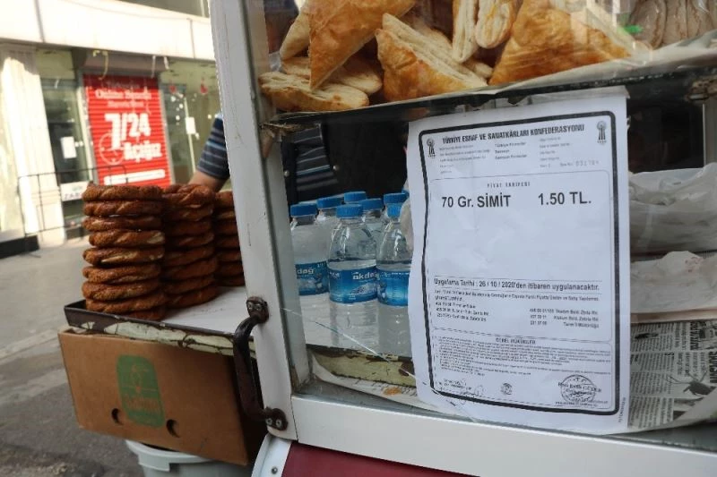 Samsun’da simide yüzde 50 zam
