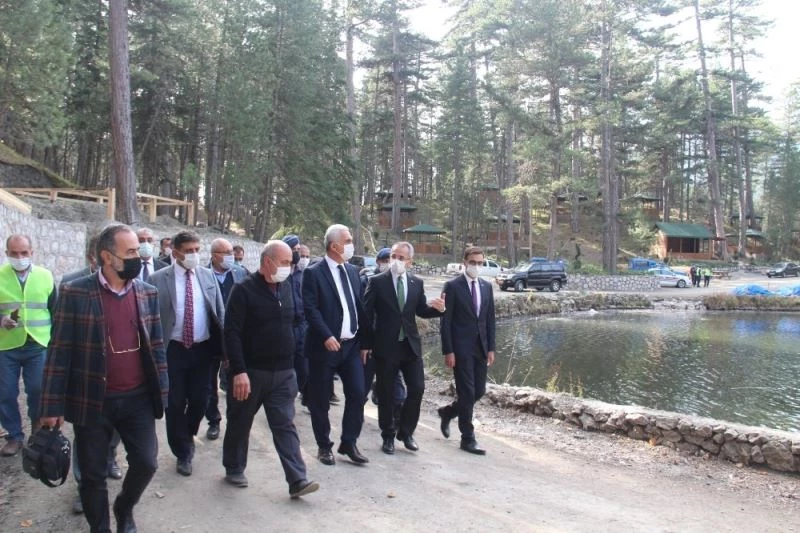 Dipsizgöl Tabiat Parkında çalışmalar devam ediyor
