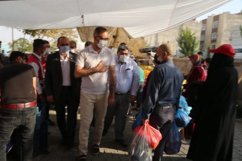 Eyyübiye Belediyesinden Direkli’ye kapalı semt pazarı
