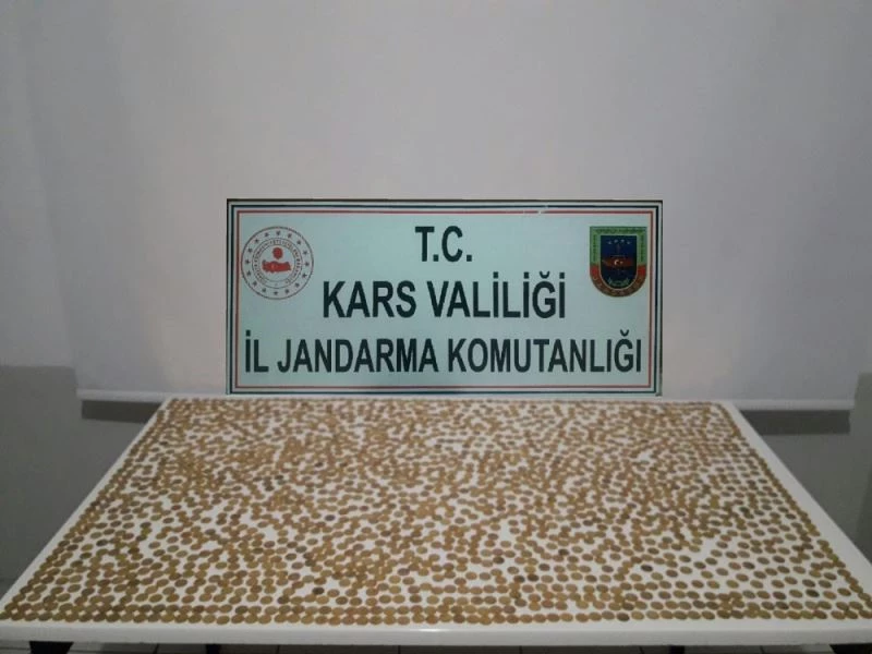 Kars’ta bin 955 sikke ele geçirildi
