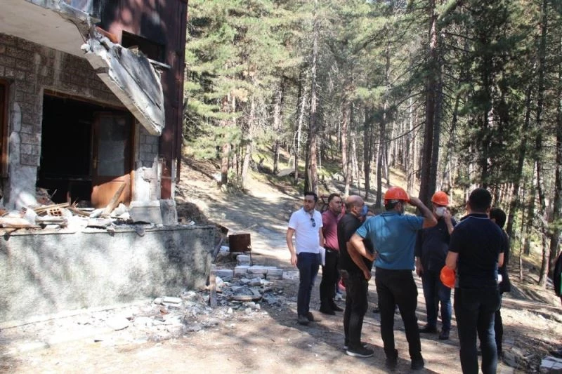 Tosya Dipsizgöl Tabiat Parkı yenilenmeye devam ediyor
