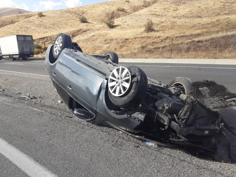 Tepebaşı mevkiinde trafik kazası
