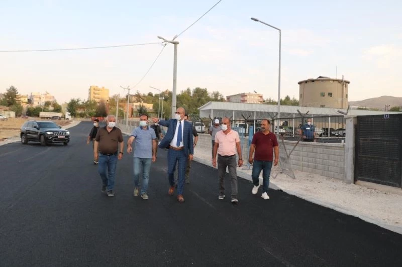 Kurtalan’da yol yapım çalışmaları
