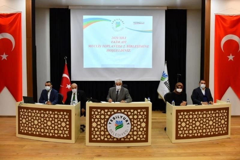Yeşilyurt Belediye Meclisi Ekim ayı toplantılarına devam ediyor

