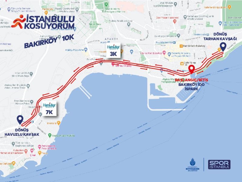 ’İstanbul’u Koşuyorum’ Bakırköy etabında 400 İstanbullu yarışacak
