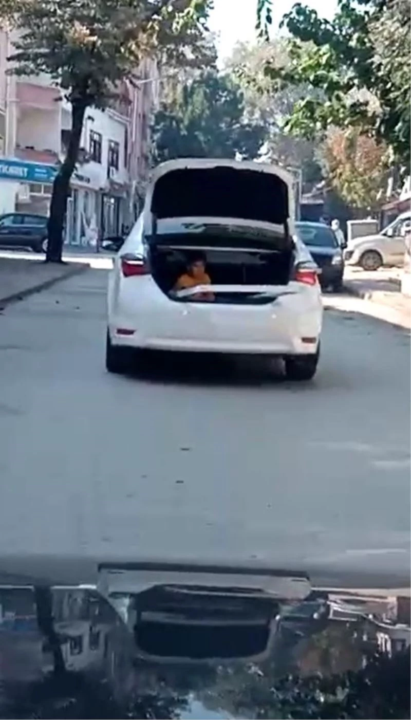 Bagajdaki çocuğu görenler şok oldu
