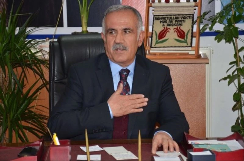 Muş AK Parti İl Başkanı Yaktı, aday olmayacağını açıkladı
