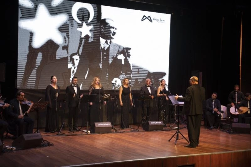 Atatürk, Mersin’de sevdiği şarkılarla anıldı
